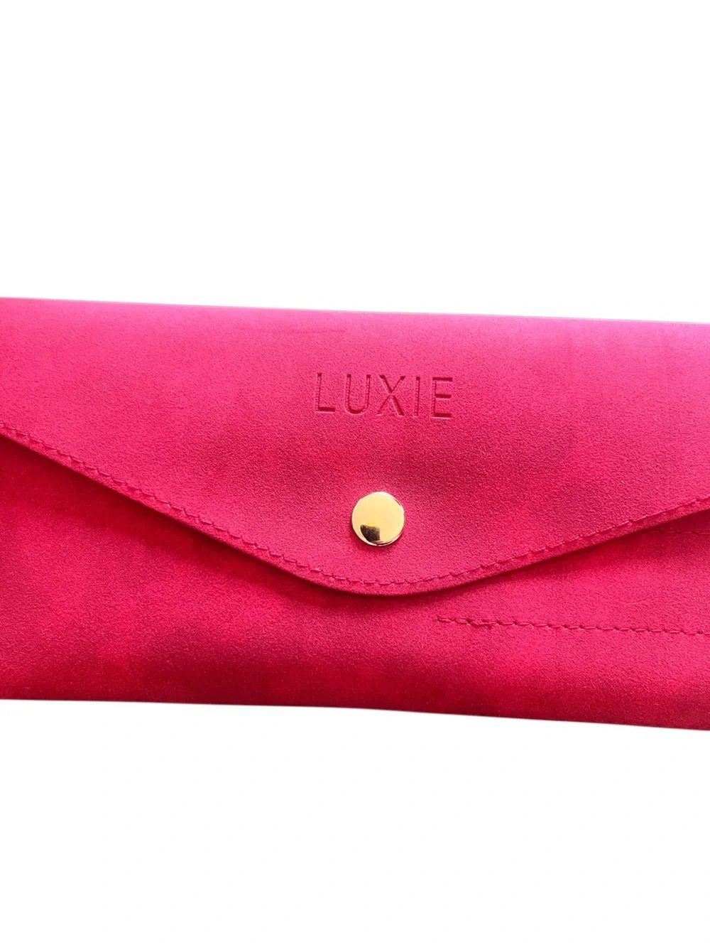 luxie 8 piece Gold-Handled Makeup Brush Set with Pink Case